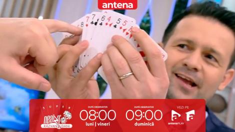Super Neatza, 10 martie 2023. Magicianul Robert Tudor, trucuri nemaivăzute cu cărți de joc