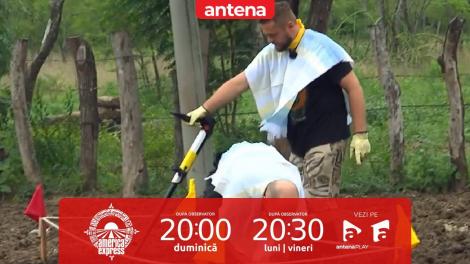 America Express, 12 martie 2023. Pentru câștigarea amuletei, echipele au avut de făcut săpături la ferma de animale!