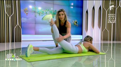 Neatza de Weekend, 11 martie 2023. Fitness cu Diana Stejereanu: antrenament pentru coapse