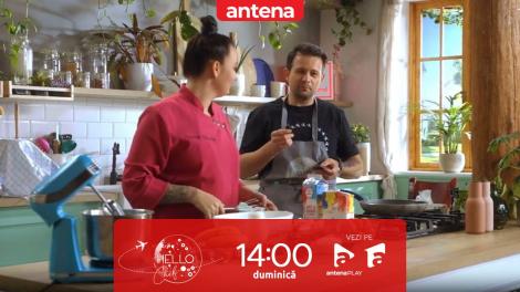 Hello Chef sezonul 5, 19 martie 2023. Roxana Blenche și magicianul Robert Tudor au gătit desertul wafe de Bruxelles