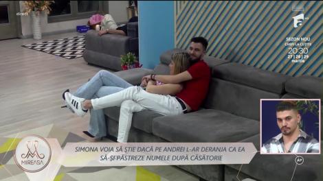 Mireasa Sezonul 7, 20 martie 2023. Simona cere susținătorilor să îl ajute pe Andrei să rămână în competiție