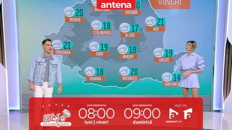 Super Neatza, 22 martie 2023. Meteo cu Ramona Olaru: Vremea se anunță frumoasă, mai puțin în sudul țării