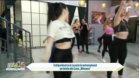 Super Neatza, 22 martie 2023. Fetele din casa Mireasa, antrenament alături de Diana Stejereanu