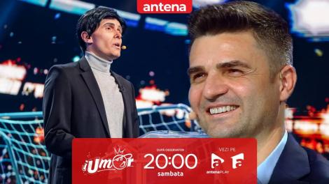 iRoast, 25 martie 2023. Ionuț Rusu, aka Victor Pițurcă, i-a luat la roast pe cei trei jurați: ”Văd aici un fost mare fotbalist și doi aspiranți, nu?!”