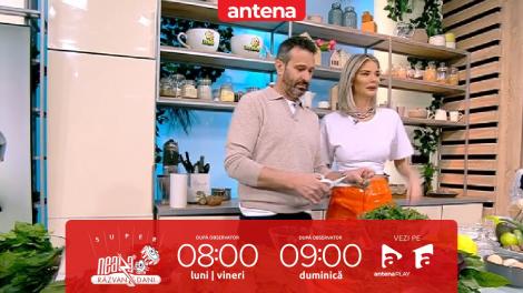 Super Neatza, 28 martie 2023. Reţetele lui Nicolai Tand: carne de porc cu linte și cremă de urzici