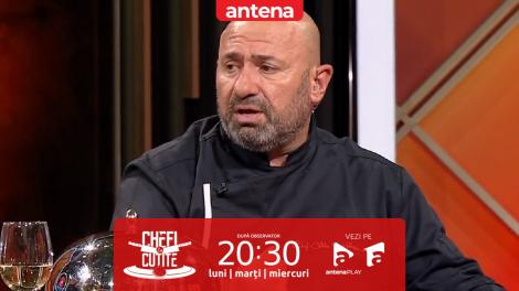 Chefi la cuțite | Sezonul 11, 29 martie 2023. Cătălin Scărlătescu, deranjat de atitudinea colegilor. Schimb de replici acide între ei