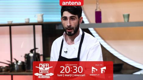 Chefi la cuțite | Sezonul 11, 3 aprilie 2023. Ionuț Bojian i-a uimit pe jurați cu accentul său. Cu ce preparat a venit