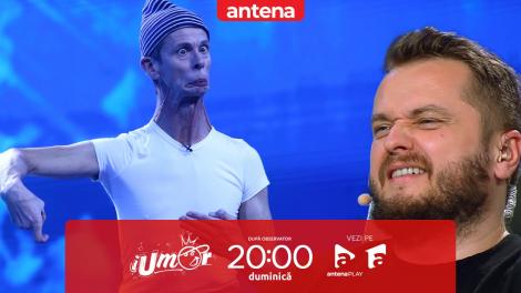 iUmor sezonul 14, 9 aprilie 2023. Super numărul lui Patrik Cottet! Umorul i se citește pe față