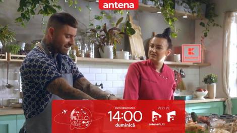 Hello Chef sezonul 5, 9 aprilie 2023. Roxana Blenche și TJ Miles au preparat Ceviche