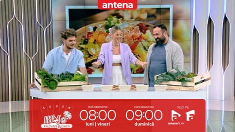 Super Neatza, 10 aprilie 2023. Recomandări pentru rețete de salate și gustări de post cu legume