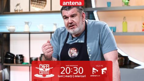 Chefi la cuțite | Sezonul 11, 10 aprilie 2023.  Cosmin Stăncescu este influencer la 52 de doi! Gătește pentru chefi salată de ton extravagantă