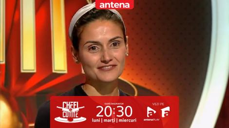 Chefi la cuțite | Sezonul 11, 10 aprilie 2023. Irina Roman, concurenta care s-a apucat de bucătărie pentru că nu îi plăcea cum gătește mama