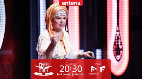 Chefi la cuțite | Sezonul 11, 11 aprilie 2023. Suzana Popescu Sultana a fost cântăreața în Corul Operei Naționale din Chișinău! Concurenta a făcut show în platou!