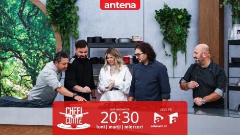 Chefi la cuțite | Sezonul 11, 12 aprilie 2023. Cum au reacționat chefii când au aflat cu cine vor găti. Ce amuletă puternică și amuzantă a anunțat Gina Pistol