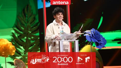 iUmor sezonul 14, 16 aprilie 2023. Teo Ioniță, roast acid la adresa juraților în prima zi de Paște