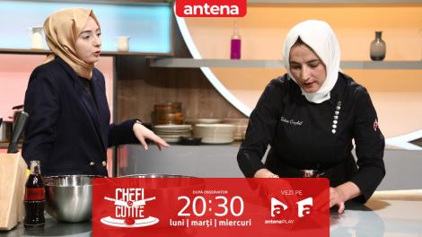 Chefi la cuțite | Sezonul 11, 18 aprilie 2023. Tuba Geçkil, inițiatoarea unui concept unicat! Chefii au primit dulciuri în formă de sarmale și pulpă de pui crudă