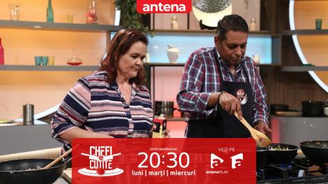 Chefi la cuțite | Sezonul 11, 19 aprilie 2023. Valentin Munteanu a gătit alături de soția lui! O familie cu suflet mare