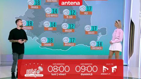 Super Neatza, 20 aprilie 2023. Prognoza meteo cu Ramona Olaru: Unde sunt anunțate ploi