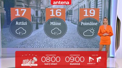 Super Neatza, 21 aprilie 2023. Prognoza meteo cu Ramona Olaru: Temperaturile vor urca până la 20 de grade