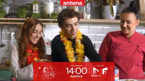 Hello Chef sezonul 5, 23 aprilie 2023. Roxana Blenche şi frații Gogan au preparat Kulolo
