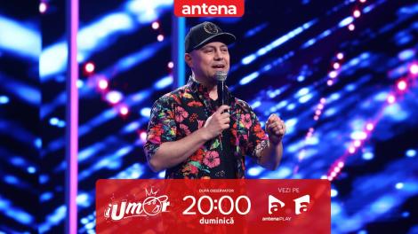 iUmor sezonul 14, 23 aprilie 2023. Dan Badea a readus glumele despre pandemie pe scenă