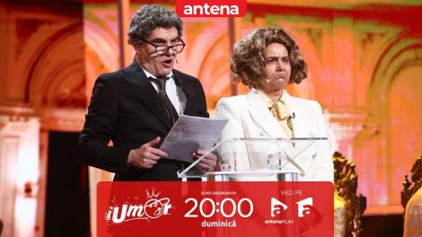 iUmor sezonul 14, 23 aprilie 2023. Paula Chirilă & Angel Popescu, aka Elena și Nicolae Ceaușescu – „Dacă aș fi președinte“