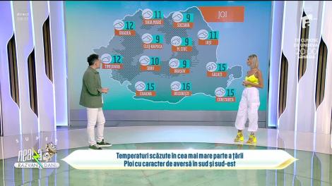Super Neatza, 27 aprilie 2023. Prognoza meteo cu Ramona Olaru: Ploi cu caracter de aversă în sud și sud-est