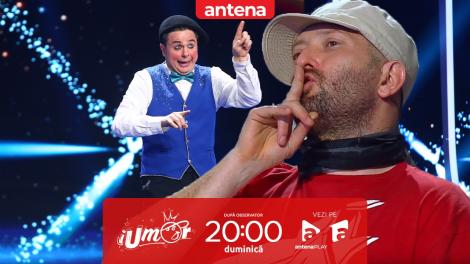 iUmor sezonul 14, 30 aprilie 2023. Jason Medini de la Circul Bellucci, moment unic la iUmor