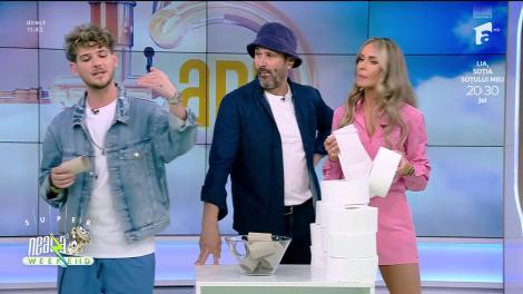 Super Neatza, 30 aprilie 2023. Provocarea rolei de hârtie, cel mai tare joc