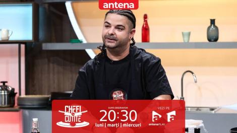 Chefi la cuțite | Sezonul 11, 1 mai 2023. Cătălin Scărlătescu, ultimul jurat care a dat cuțitul de aur! Cum a reacționat concurentul