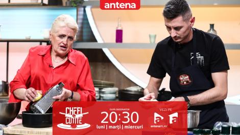 Chefi la cuțite | Sezonul 11, 2 mai 2023. Valentin și mama Lia au făcut show în bucătărie! Replicile amuzante nu au întârziat să apară