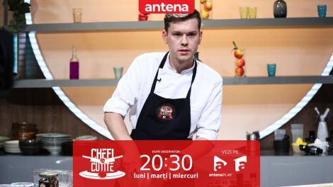 Chefi la cuțite | Sezonul 11, 3 mai 2023. Antonio Andrei, un cofetar care a vrut să demonstreze că știe să gătească și altceva!