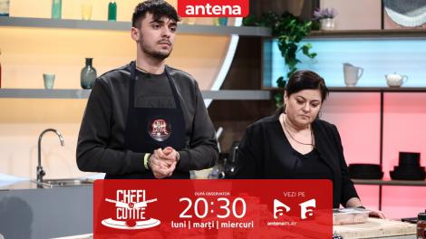 Chefi la cuțite | Sezonul 11, 3 mai 2023. Daniela Lache și Dennis Hara, mamă și fiu, sunt bucătari la propriul restaurant din Italia: ”Vrea să-și pună ambiția cu mine în concurs!”