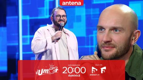 iUmor sezonul 14, 7 mai 2023. Ionuț Fieraru, moment comic despre problemele vieții lui: Rețin foarte multe lucruri, mai ales apă!