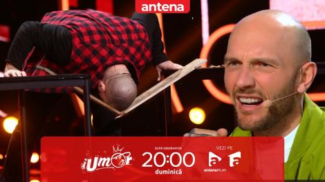 iUmor sezonul 14, 7 mai 2023. Țăcăneală, moment prin care își demonstrează forța: Sunt tare în cap!