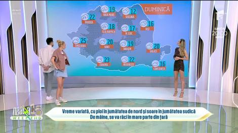 Neatza de Weekend, 7 mai 2023. Meteo cu Flavia Mihășan: Vremea se va răci în mare parte din țară