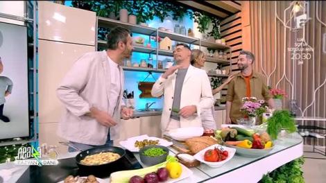 Super Neatza, 8 mai 2023. Rețeta lui Nicolai Tand: piure de mazăre cu caracatiță