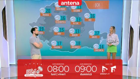 Super Neatza, 9 mai 2023. Prognoza meteo cu Ramona Olaru: Vreme închisă și rece. Maximele nu vor depăși 17 grade Celsius