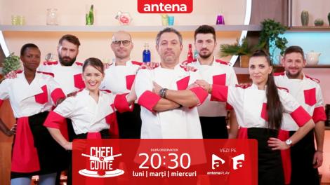 Chefi la cuțite | Sezonul 11, 10 mai 2023. Iată care sunt concurenții din echipa lui chef Sorin Bontea! Ei au primit tunica roșie