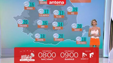 Super Neatza, 11 mai 2023. Prognoza meteo cu Ramona Olaru: Vremea se menține rece în mare parte din țară