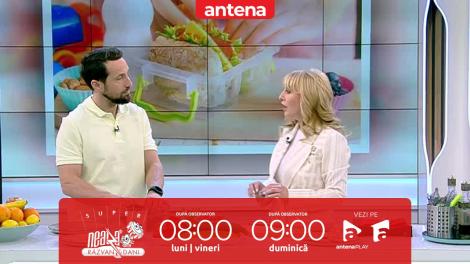 Super Neatza, 12 mai 2023. Care este meniul zilnic recomandat pentru un elev