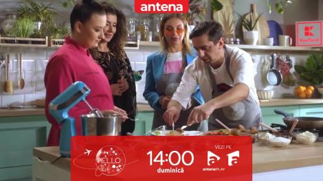 Hello Chef sezonul 5, 14 mai 2023. Roxana Blenche, Eliza și Cosmin Natanticu au gătit un super desert arăbesc