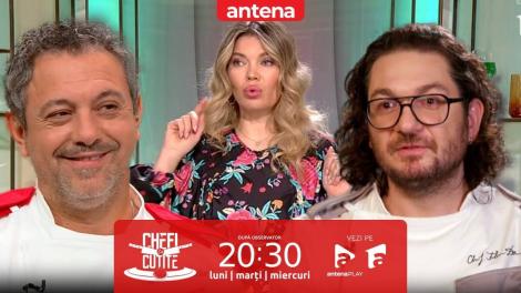 Chefi la cuțite | Sezonul 11, 15 mai 2023. Ghicitoarea Ginei i-a pus în dificultate pe cei trei chefi. Ce provocare uriașă au primit
