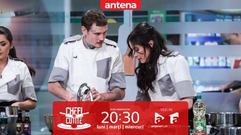 Chefi la cuțite | Sezonul 11, 15 mai 2023. Au ieșit scântei în bucătărie! Ce a putut să facă Iustin, fără pic de reținere