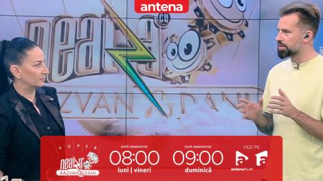 Super Neatza, 17 mai 2023. Magic Bubble Show by Claudia Stroe! Florin Ristei ia lecții de magie cu baloane