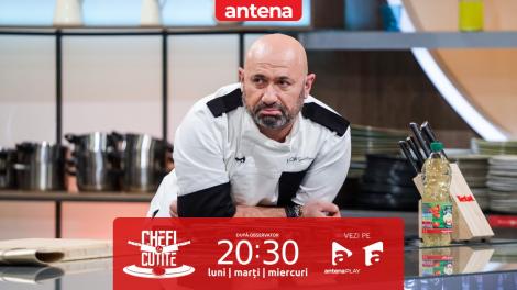Chefi la cuțite | Sezonul 11, 17 mai 2023. Ce echipă a câștigat cel de-al treilea battle. Gest neașteptat făcut chef Cătălin Scărlătescu