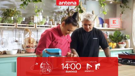 Hello Chef sezonul 5, 21 mai 2023. Roxana Blenche şi Lino Golden au gătit Adjaruli Khachapuri