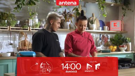 Hello Chef sezonul 5, 21 mai 2023. Roxana Blenche şi Lino Golden au pregătit Churchkhela