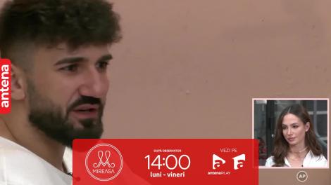 Mireasa Sezonul 7, 22 mai 2023. Irina și Antonio, discuție despre refuzul lui Beatrice de a intra în casă