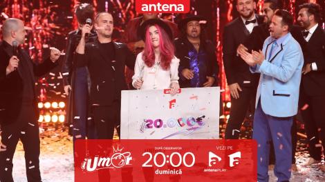 Finala iUmor Sezonul 14, din data de 21 mai 2023. Mihaela Pripici, marea câștigătoare! Concurenta pleacă acasă cu cecul în valoare de 20.000 de euro!